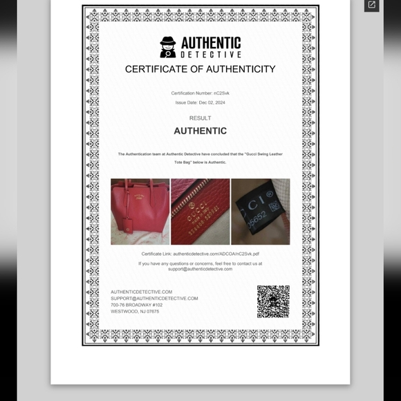 Gucci Swing Leather Bag - Picture 16 of 16